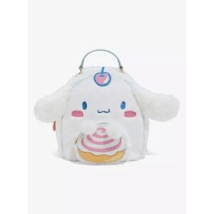 Sanrio Cinnamoroll Faux Fur Fuzzy Cupcake Sweets Shoppe Mini Backpack